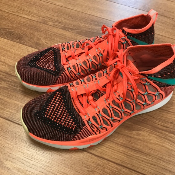 Nike Train Ultrafast Flyknit Mango Training Running Shoe size 11.5 - Picture 11 of 11